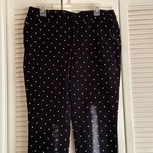 Black and white pixie pants